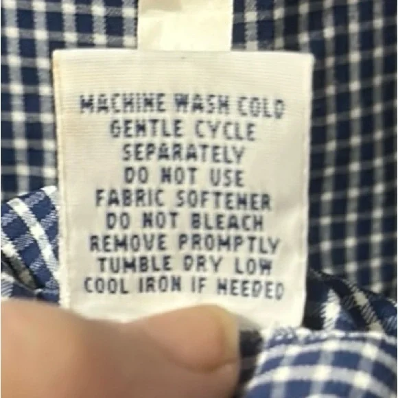 Polo by Ralph Lauren Blue Casual Button Down Shirt - Picture 4 of 5